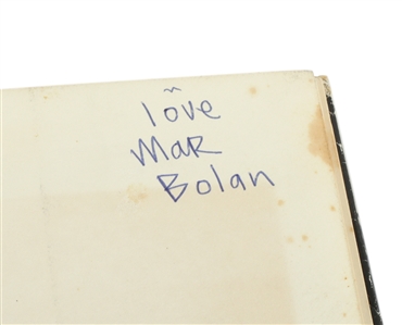 T. Rex 1969 Marc Bolan The Warlock of Love Autographed Poetry Book With COA