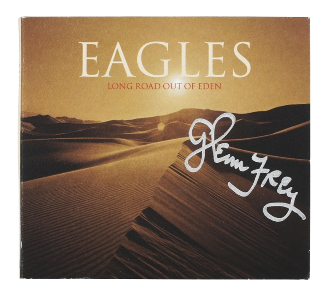 Eagles 2007 Glenn Frey Autographed Long Road Out of Eden CD With COA