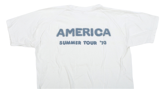 America 1973 Hat Trick Lot of 3 Concert Shirts