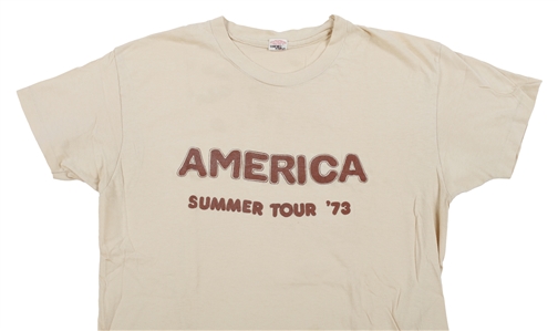 America 1973 Hat Trick Lot of 3 Concert Shirts
