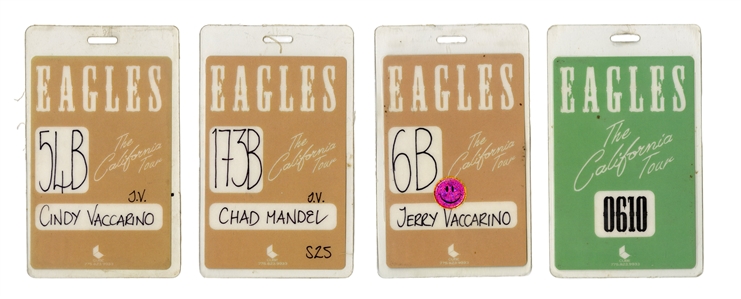 Eagles 2005 The California Tour Pass, Setlist & Hospitality Lot