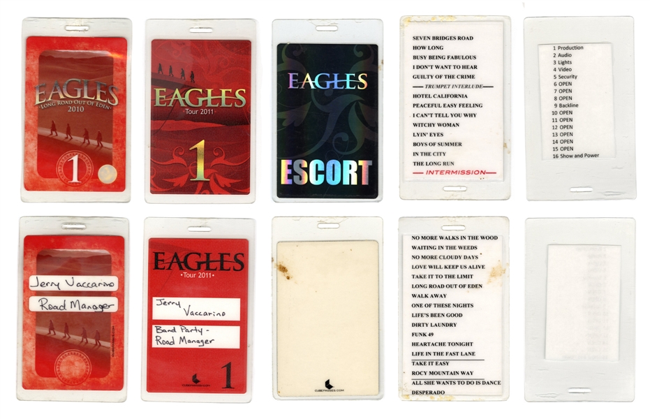 Eagles 2010-2011 Long Road Out Of Eden Road Manager Lot
