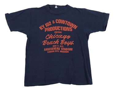 Chicago 1975 Kansas City Beach Boys Tour Promoter Concert T-shirt