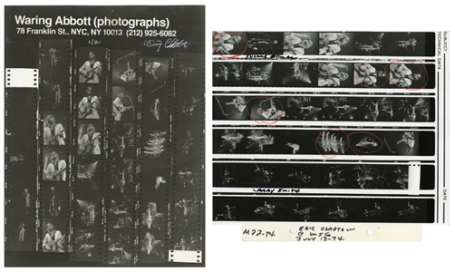 Eric Clapton 1974 Mixed Media Photography Lot Live at Madison Square Garden With Transfer Rights