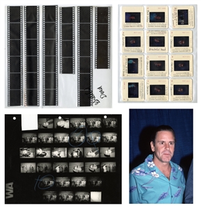 The Grateful Dead 1988 Jerry & Bob With Clive Davis Mixed Photography Lot With Transfer Rights