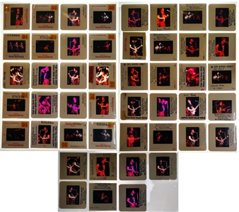 Lou Reed 1978 Live In Concert in Philadelphia 47 Color Positive Slides With Transfer Rights