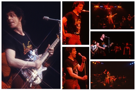 Lou Reed 1978 Live In Concert in Philadelphia 47 Color Positive Slides With Transfer Rights