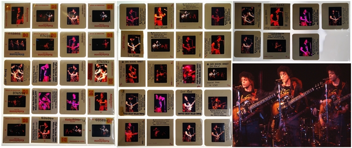 Lou Reed 1978 Live In Concert in Philadelphia 47 Color Positive Slides With Transfer Rights