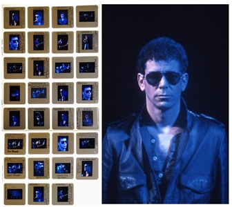 Lou Reed 1982 Live In Concert 31 Color Slides With Transfer Rights