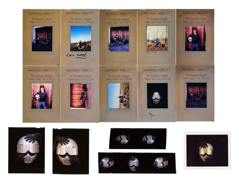 Lou Reed 1982-1983 Legendary Hearts Color Transparency Presentation Lot